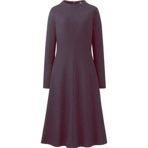 Uniqlo Wool Blended Long Sleeve Dress